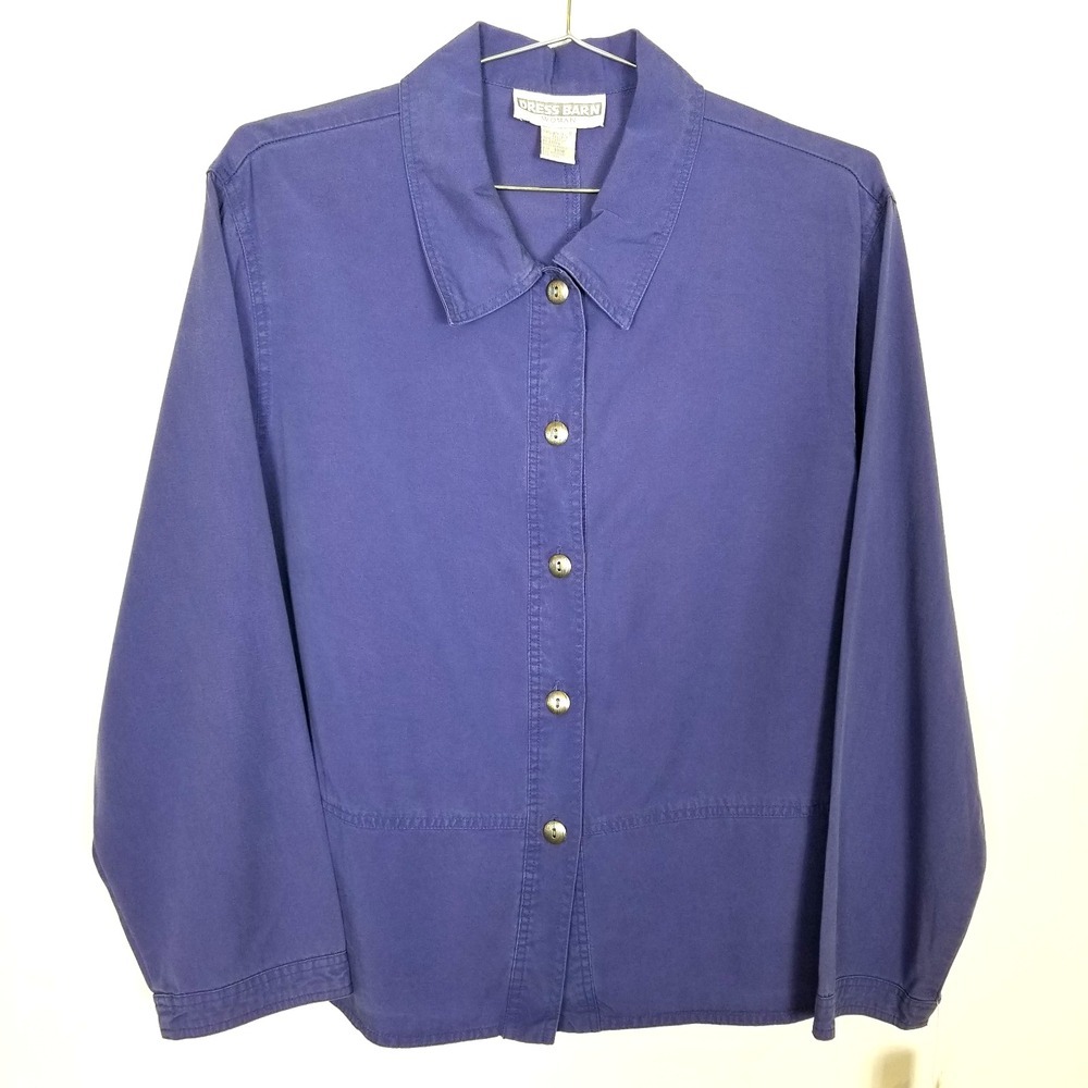 Dress Barn Women Jacket Maxi Skirt Slit 2Pc Sz 18W Blue Tencel Snap Casual